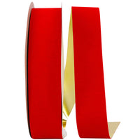 Velvet Gold Back Outdoor Polypro Ribbon 2-1/2 Inch