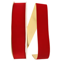 Holiday Velvet Gold Back Outdoor Polypro Ribbon 2-1/2 Inch