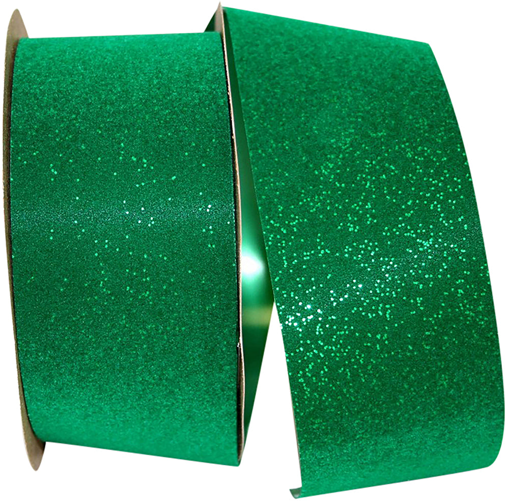 Emerald 2-1 2 Inch Velvet Sparkle 3 Ribbon for Wreaths & Bows