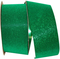 Emerald 2-1 2 Inch Velvet Sparkle 3 Ribbon for Wreaths & Bows