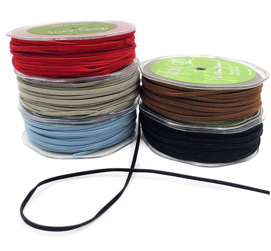 1/8 Inch Faux Suede String Cord Ribbon