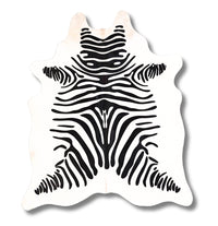 Alexia Zebra Genuine Cowhide Rug