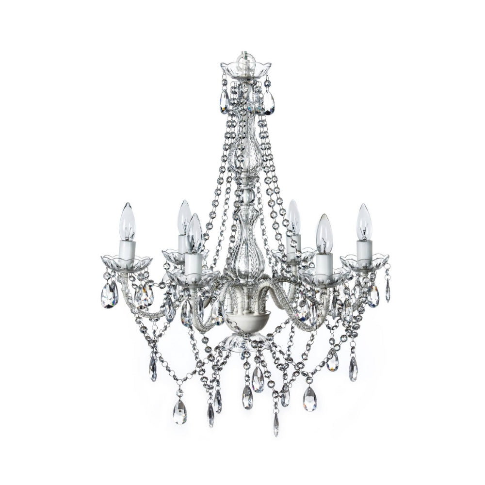 Farah 6 Light Crystal Chandelier