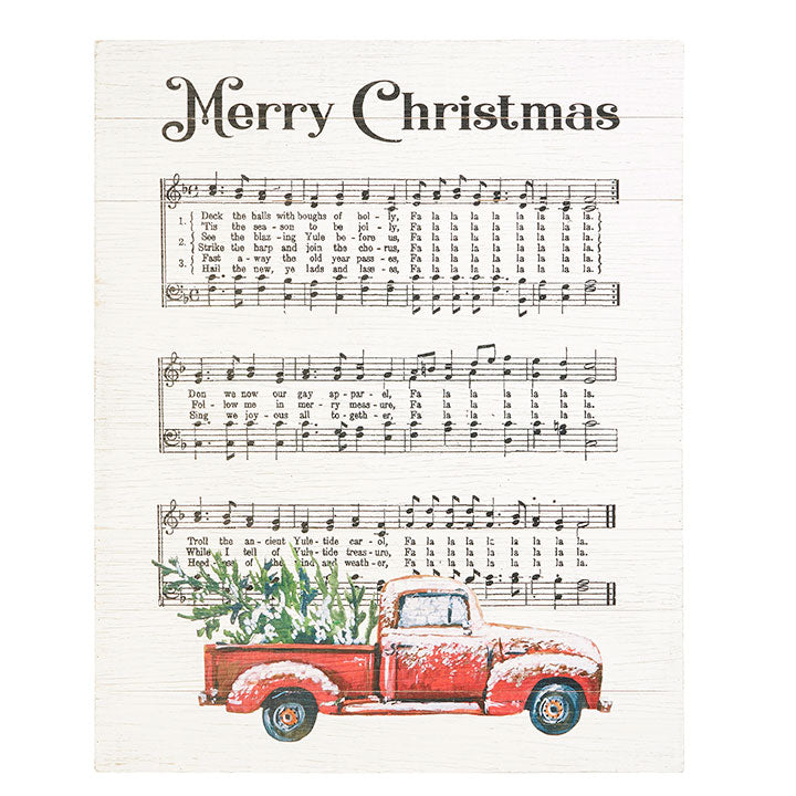 35" Sheet Music Wood Wall Art