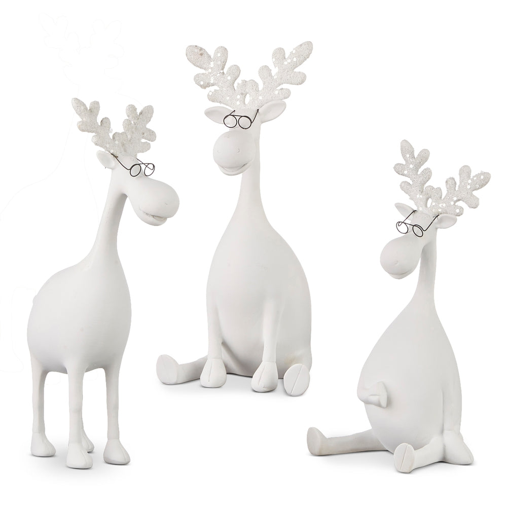 12" Moose with Glasses