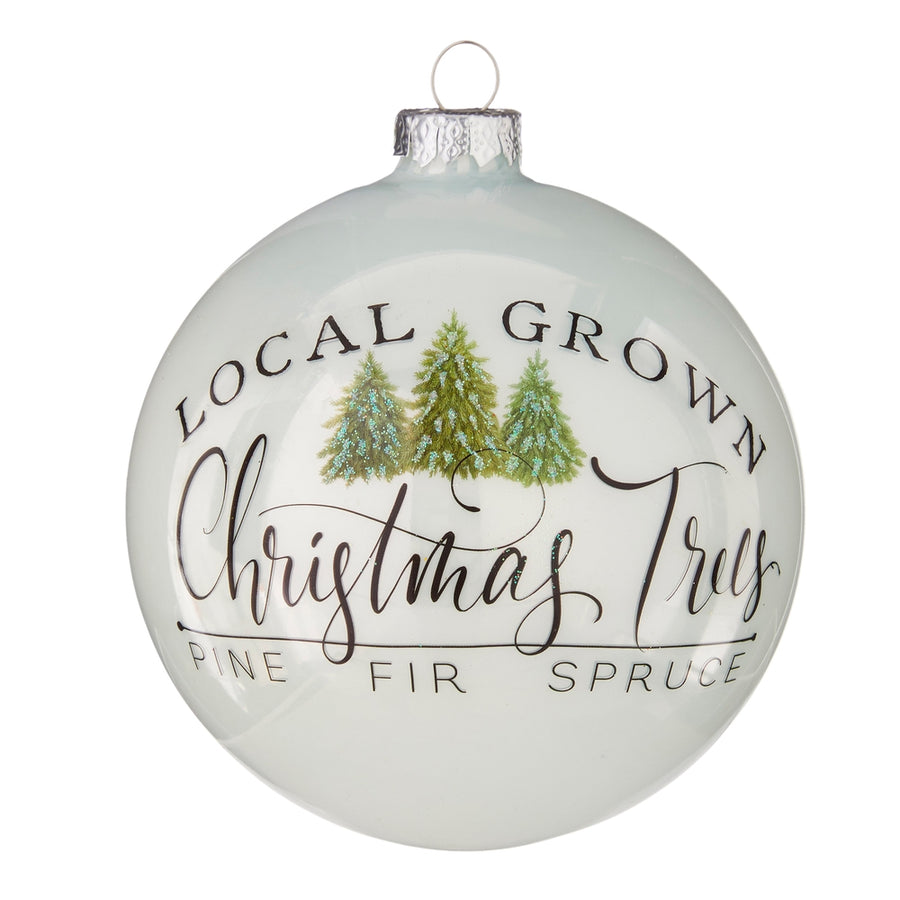 5" Local Grown Christmas Trees Ball Ornament