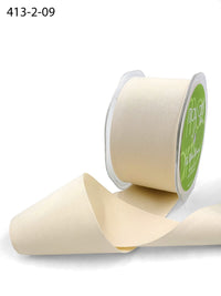 2 Inch Ivory Canvas Ribbon with Woven Edge – 413-2-09 natural