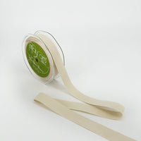 3/4 Inch Ivory Canvas Printed Ribbon with Woven Edge – 413-34-9 Ivory