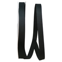 Black 5/8 Inch Taffeta Ribbon for Wreaths and Bows
