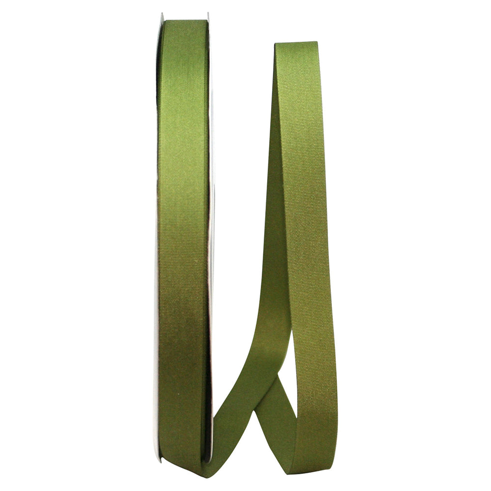 Moss Soliterra Taffeta Ribbon 5/8 Inch for Wreaths
