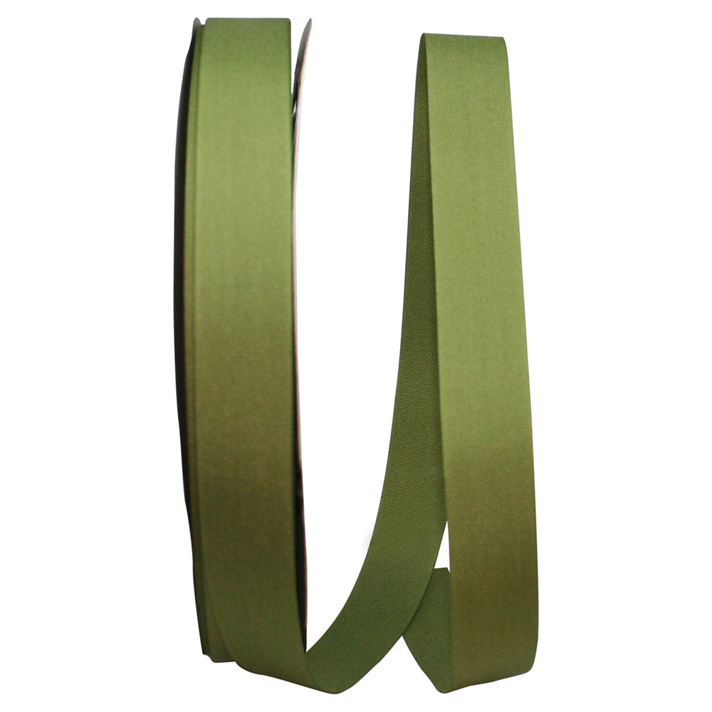 Moss Soliterra Taffeta Ribbon 7/8 Inch for Wreaths and Bows