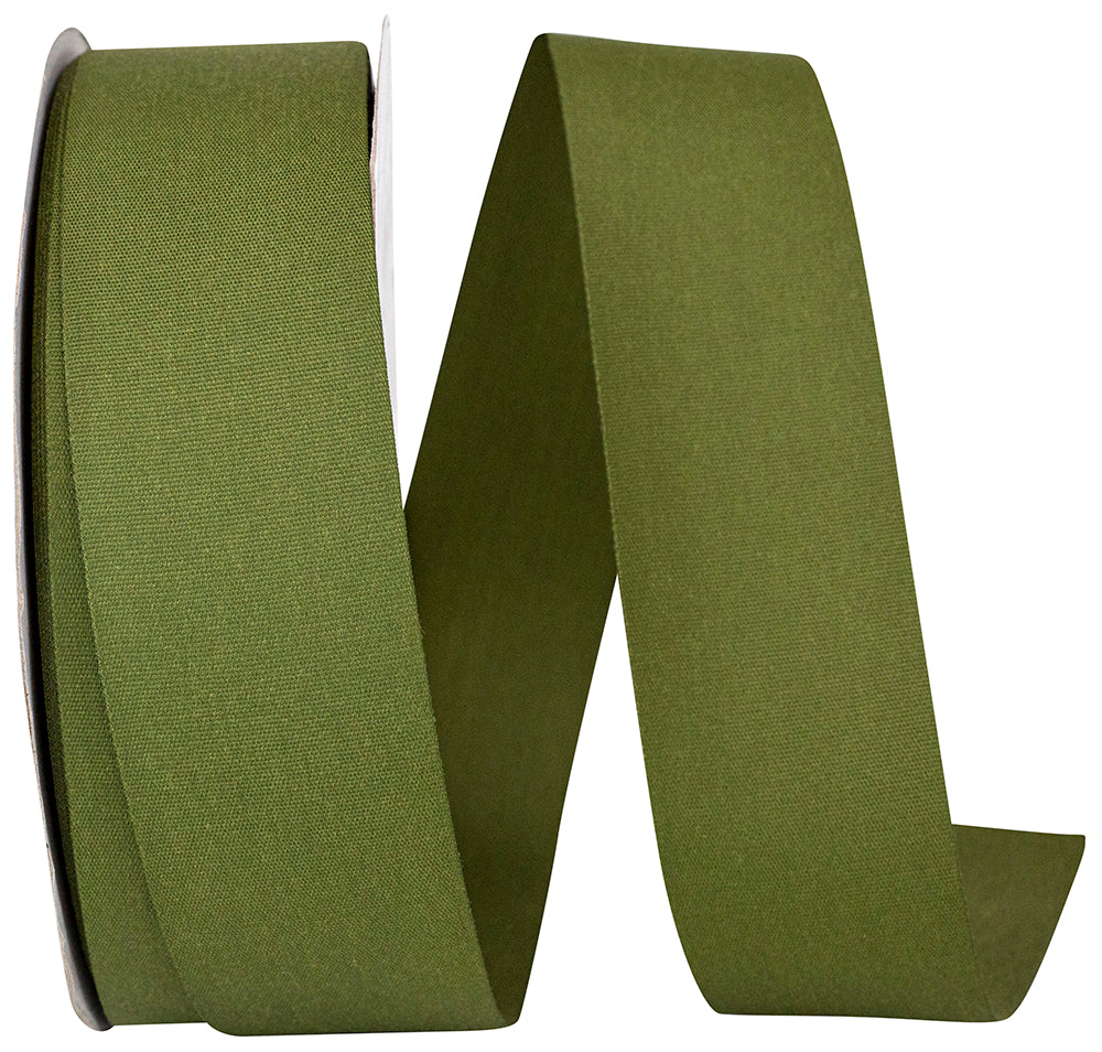 Moss Taffeta Ribbon 1-1/2 Inch for Wreaths and Bows