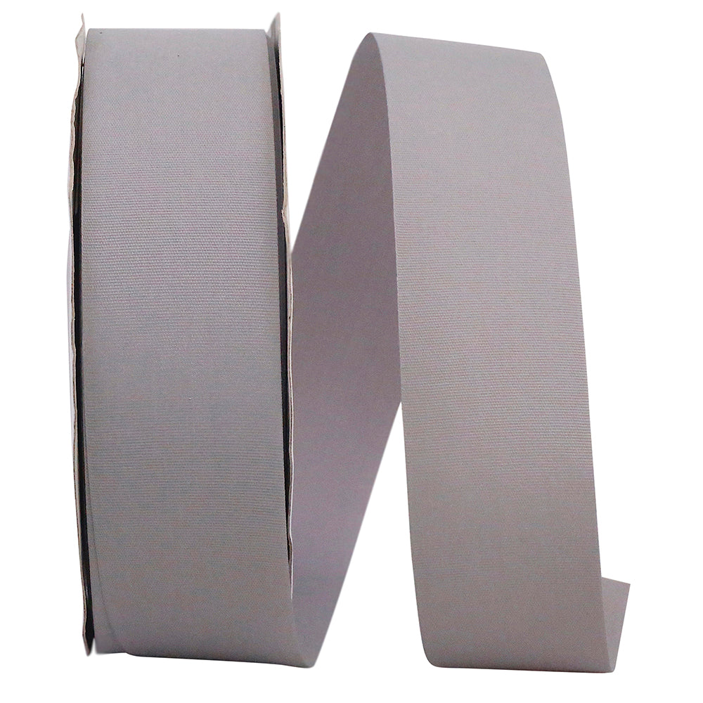 Silver Soliterra Taffeta Ribbon 1-1/2 Inch for Wreaths