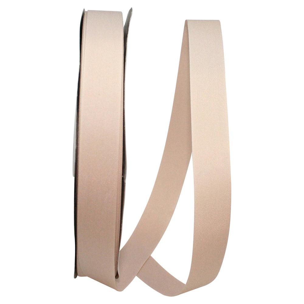 Tan Soliterra Taffeta Ribbon 7/8 Inch for Wreaths
