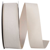 Oatmeal Taffeta Ribbon 1-1/2 Inch for Wreaths and Bows