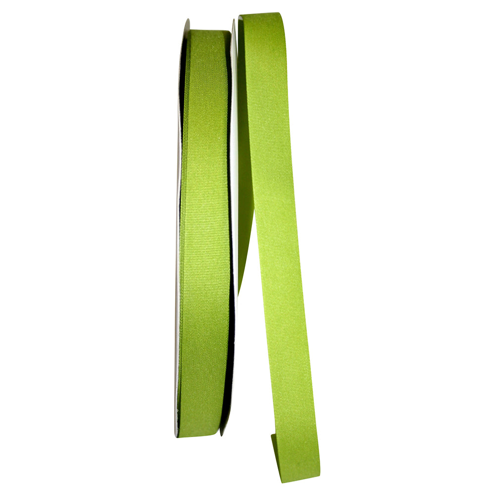 Green Soliterra Taffeta Ribbon 5/8 Inch for Wreaths