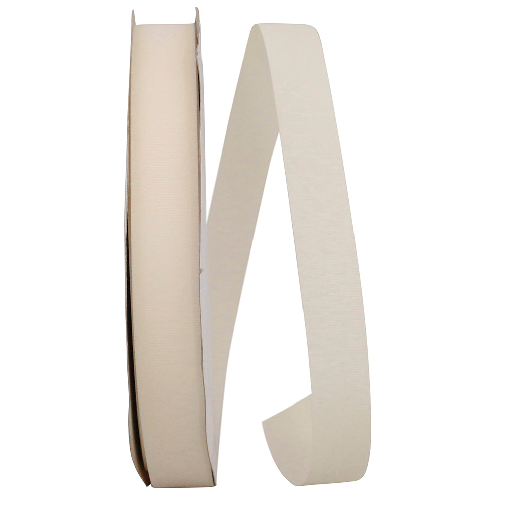 Natural Taffeta Ribbon 7/8 Inch for Wreaths and Bows