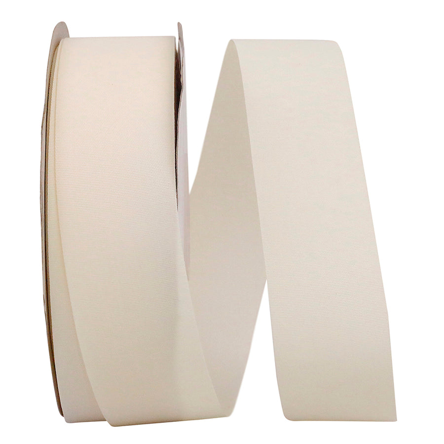 Natural Taffeta Ribbon 1-1/2 Inch for Wreaths and Bows