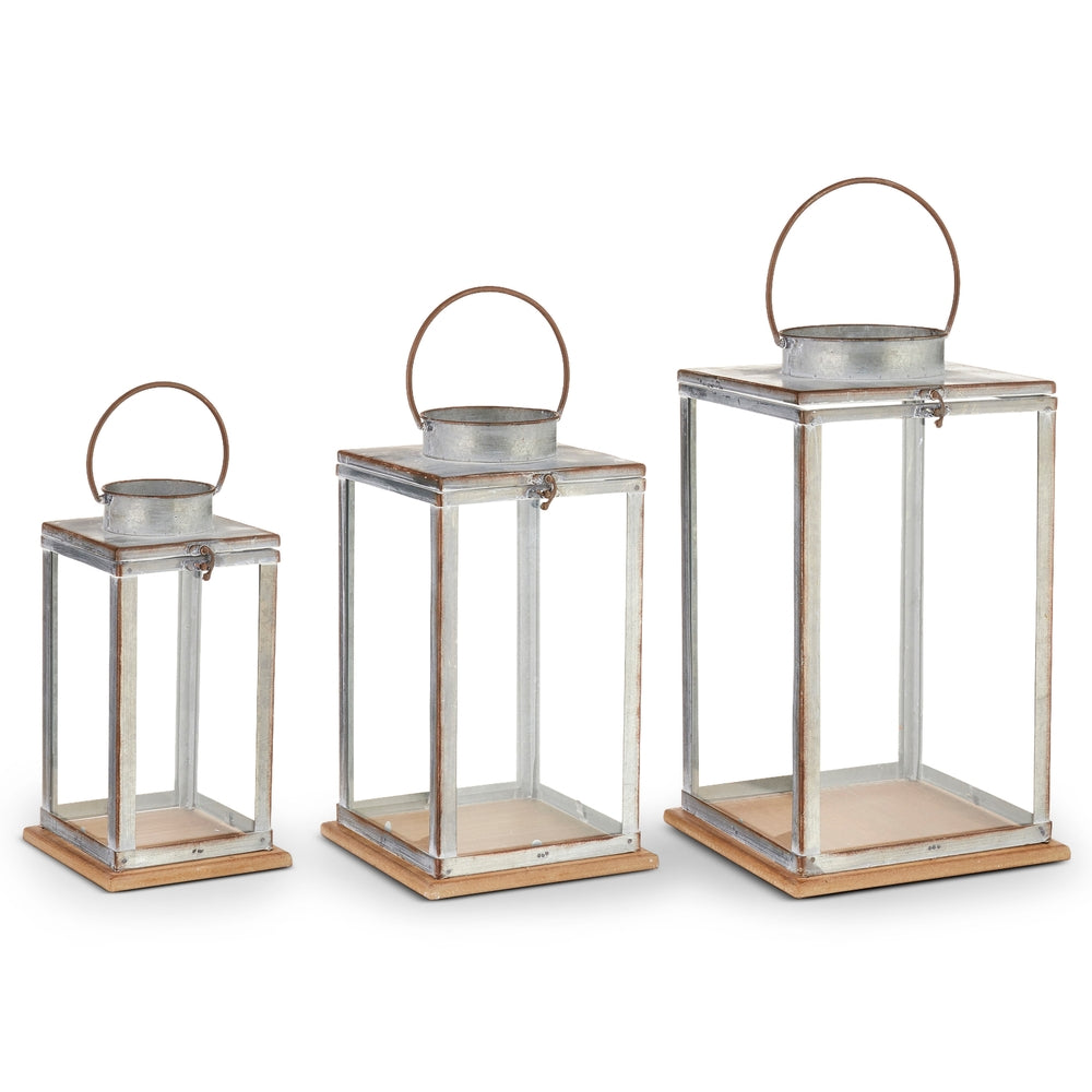 16" Galvanized Lanterns