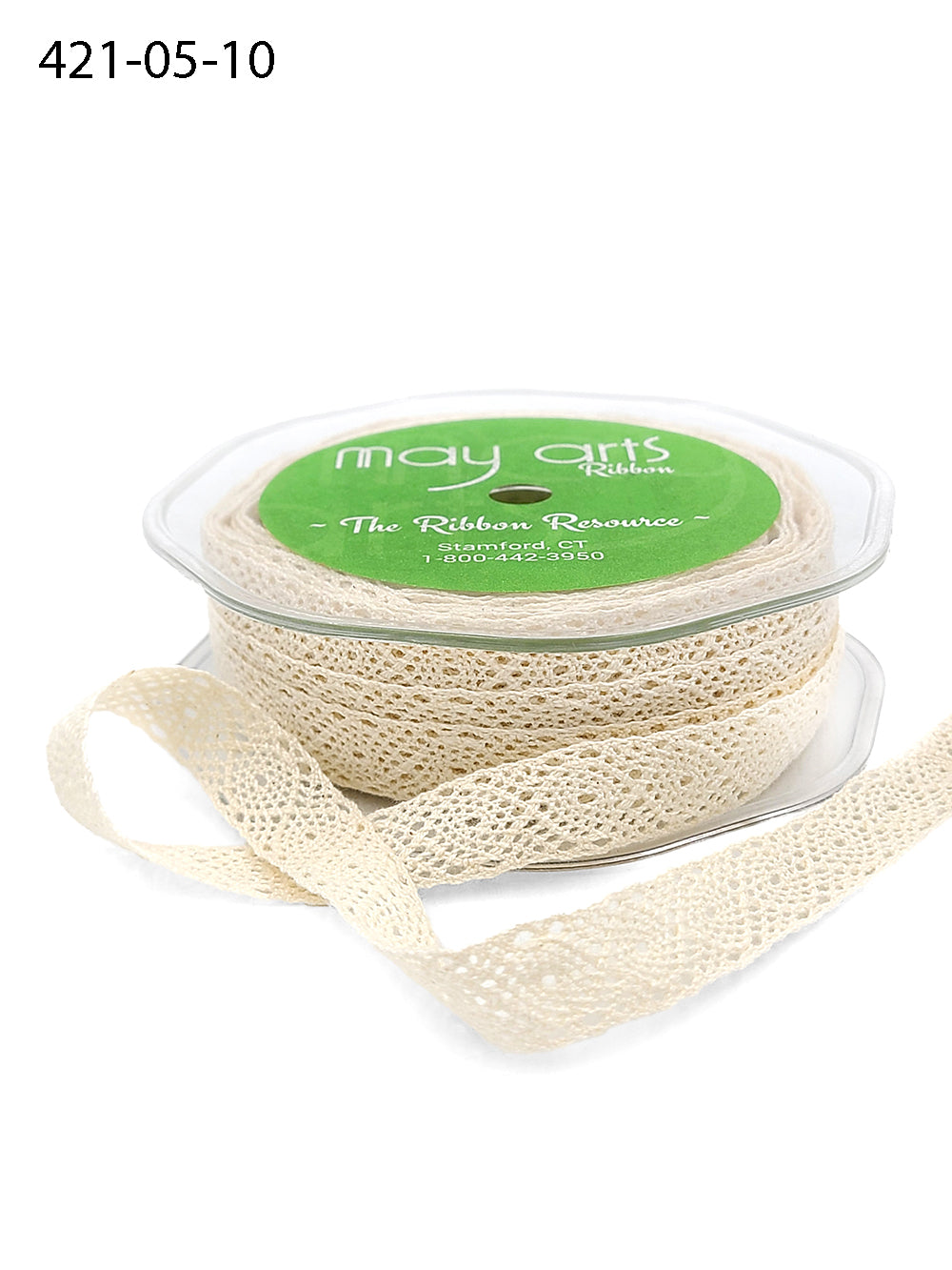 1/2 Inch Crochet Ribbon – 421-05-10 Natural