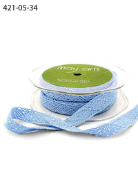 1/2 Inch Crochet Ribbon – 421-05-34 Blue
