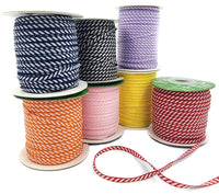 1/8 Inch Mini Diagonal Stripes Ribbon with Woven Edge