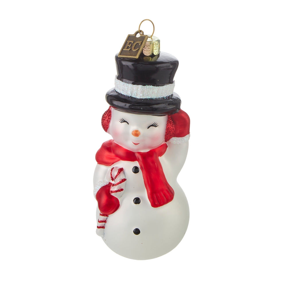 EC 4.5" Snowman Blow Mold Ornament