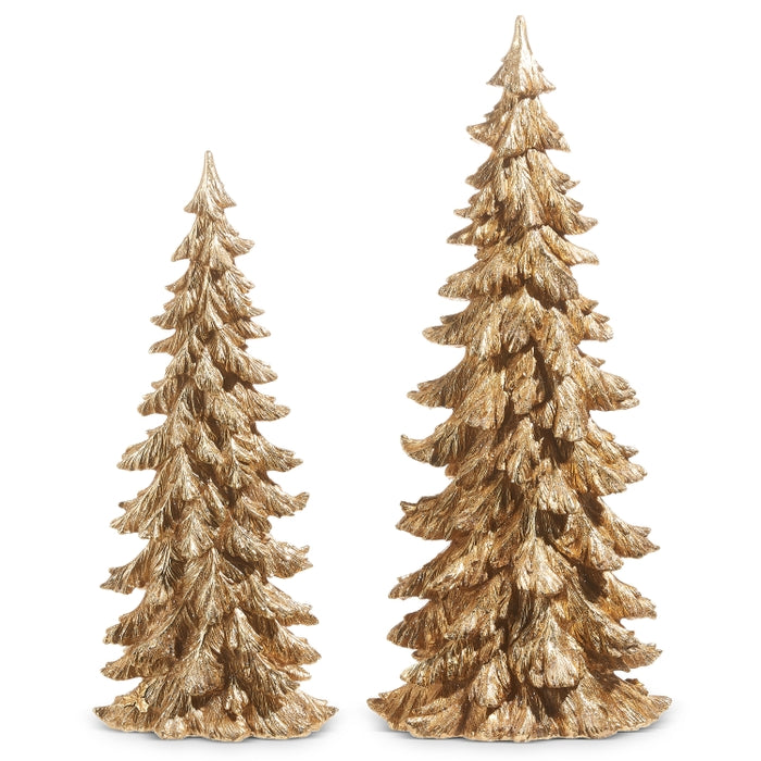22.25" Gold Trees