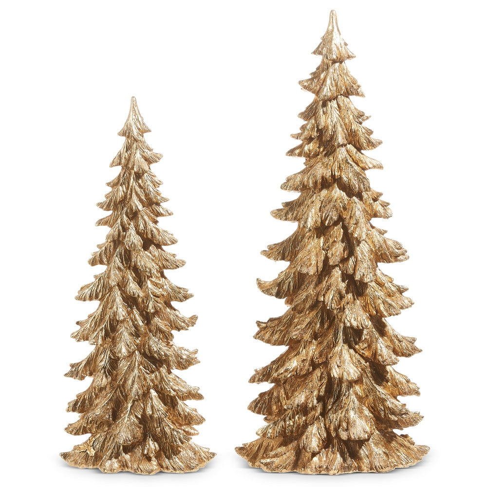 22.25" Gold Trees
