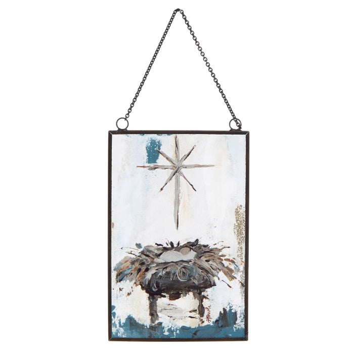6" Baby Jesus in Manger Ornament