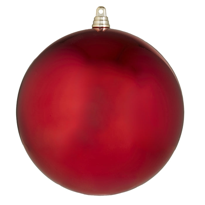 6" Shiny Red Ball Ornament
