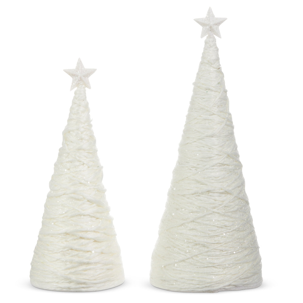 16" Yarn Cone Trees