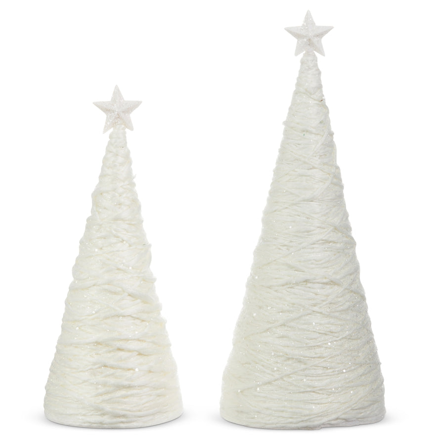16" Yarn Cone Trees