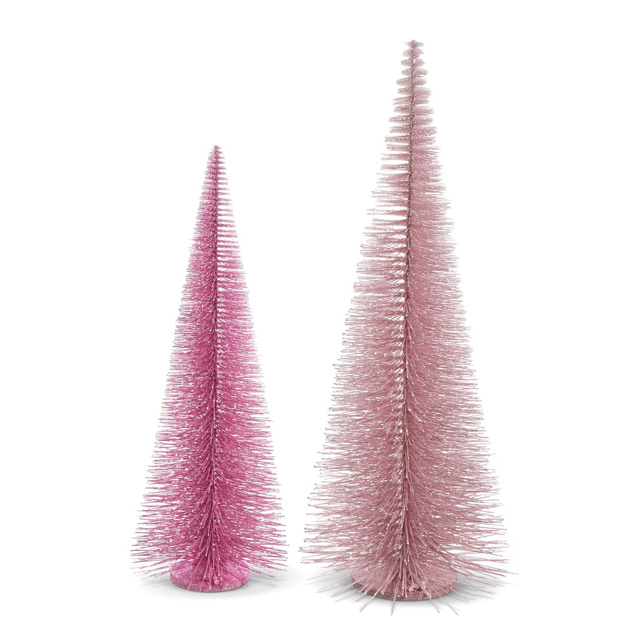 39" Fuchsia Bottle Brush Trees