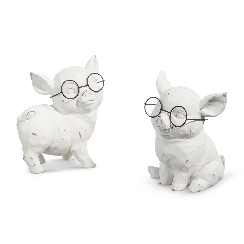 6.5" Pig with Glasses