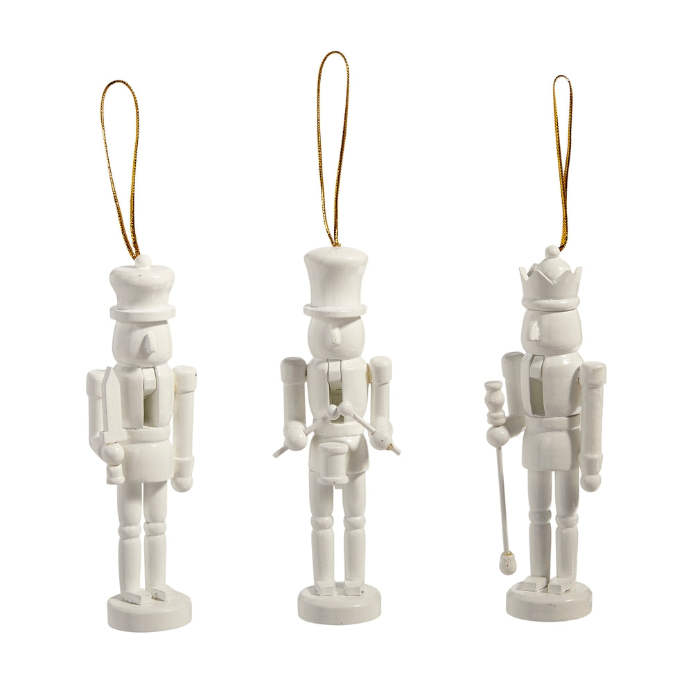 5.75" White Nutcracker Ornament