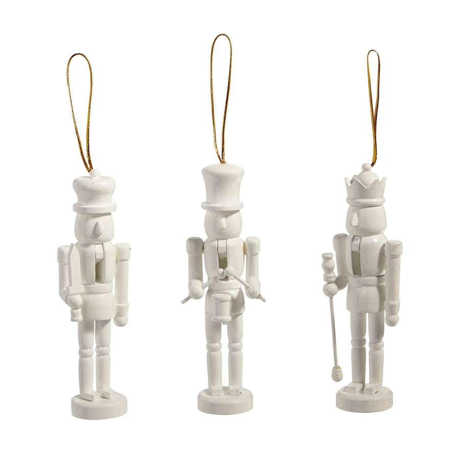 5.75" White Nutcracker Ornament
