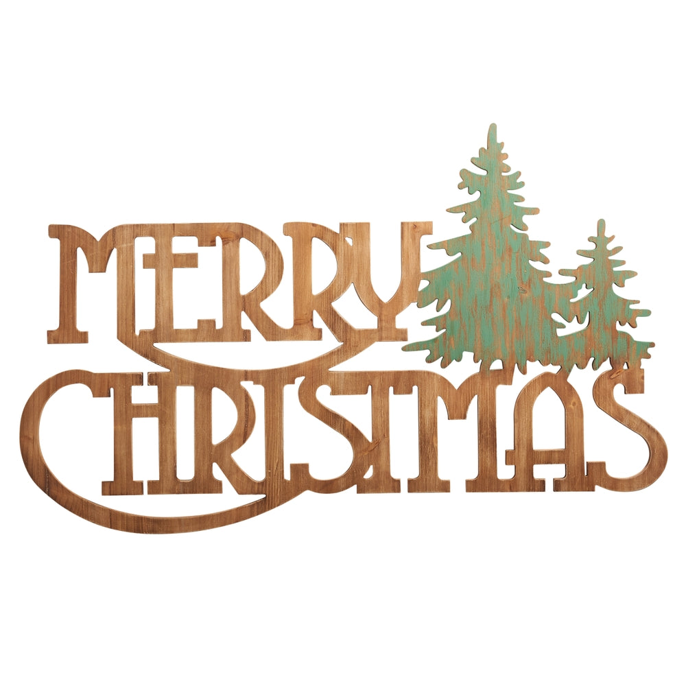 38" Merry Christmas Wall Sign