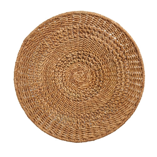24" Natural Woven Wall Medallion