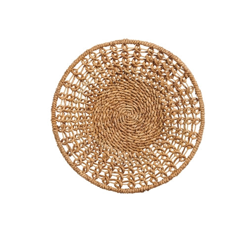 18.25" Natural Woven Wall Medallion