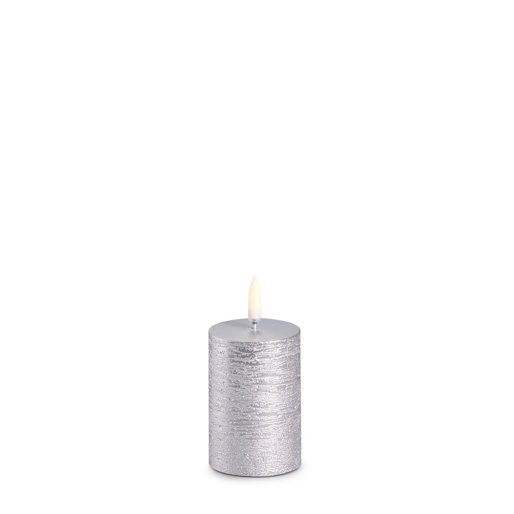 2" X 3" Uyuni Rustic Silver Votive Candle