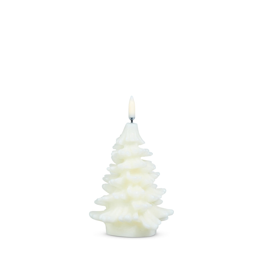 3.5" X 5.5" Uyuni Ivory Tree Candle