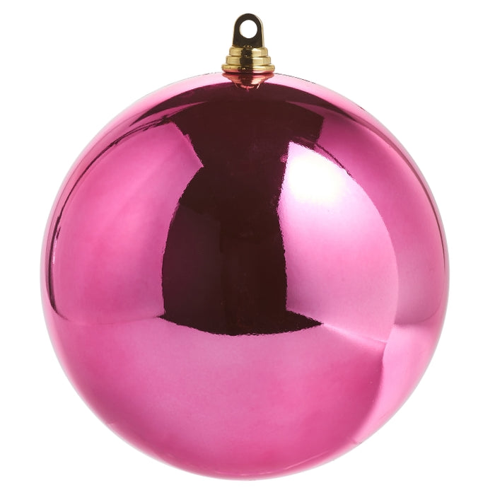 Fuchsia Ball Ornament 10 Inch Plastic