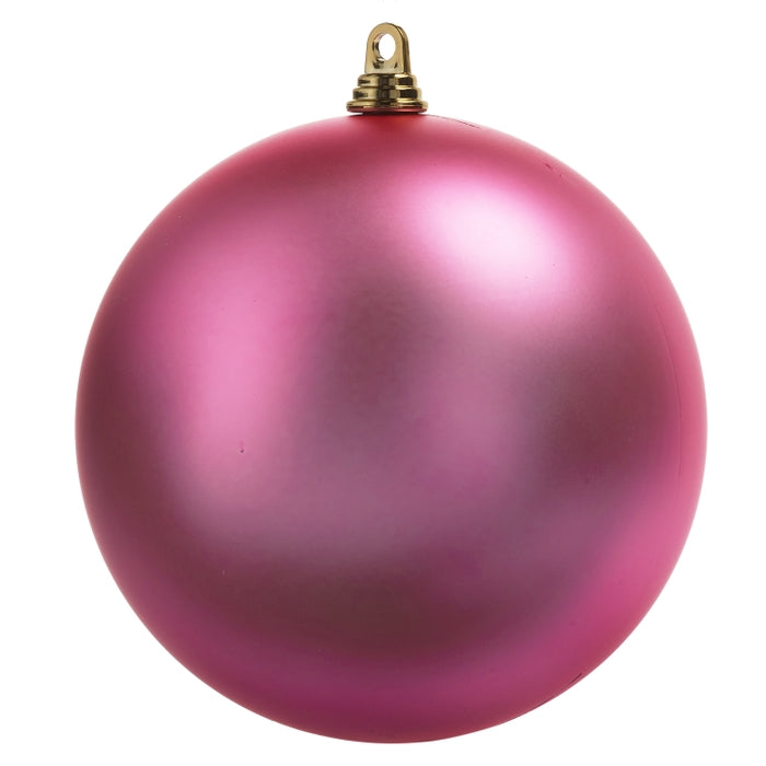 Fuchsia Ball Ornament 10 Inch Plastic