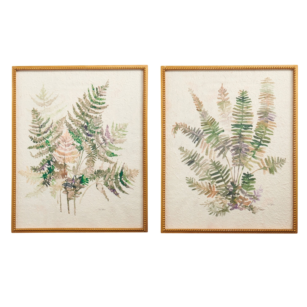 28" Fern Framed Wall Art