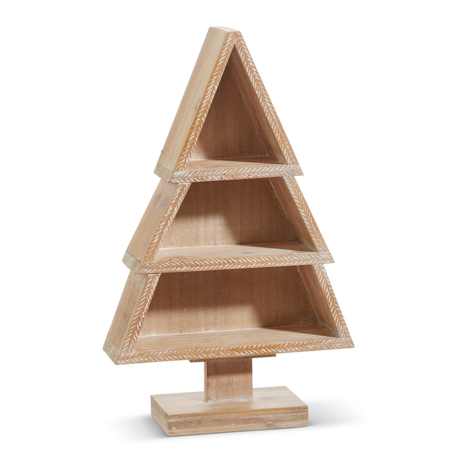 19.5" Tiered Tree Shelf Stand