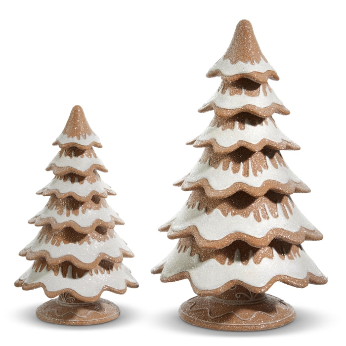 14" Gingerbread Trees