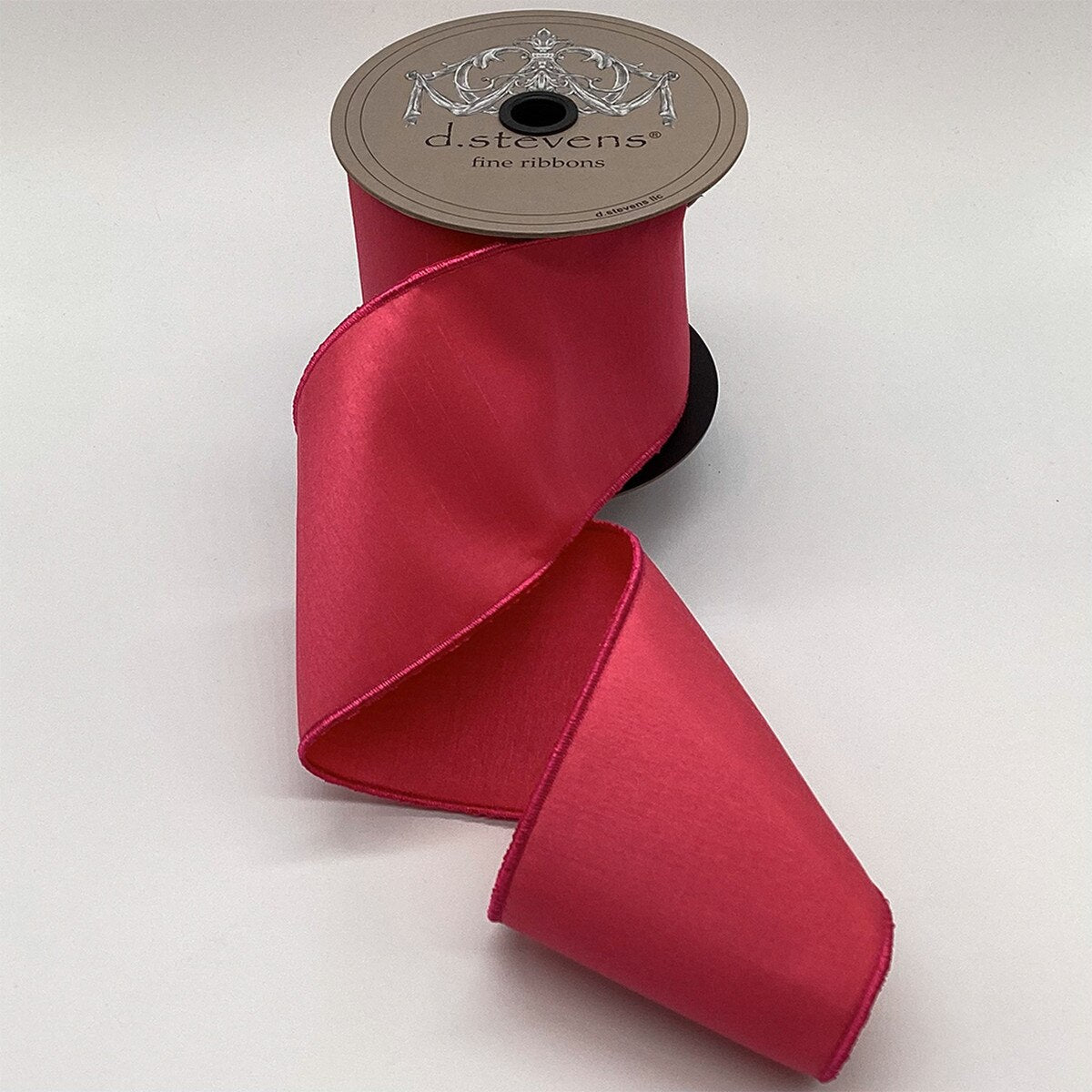 Rose Pink Faux Dream Dupion Ribbon 4 Inch x 10 Yards