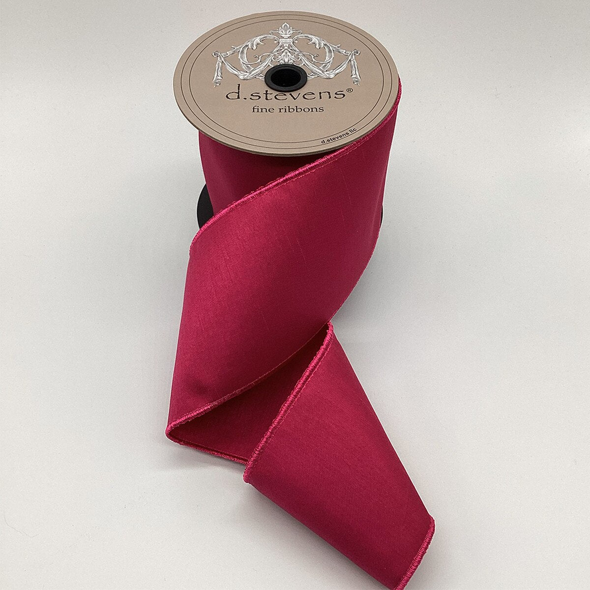 Hot Pink Faux Dream Dupion Ribbon 4 Inch x 10 Yards