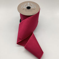 Hot Pink Faux Dream Dupion Ribbon 4 Inch x 10 Yards